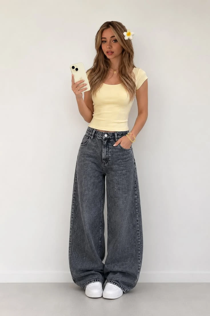 Straight Leg Jeans